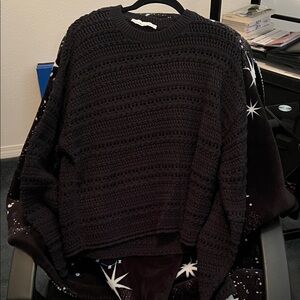 Abercrombie & Fitch black knit sweater in Medium & in excellent condition